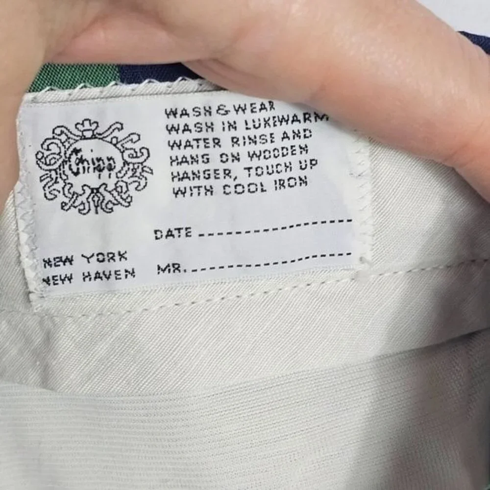 Vintage Chipp New Haven Green Navy Buffalo Check Shorts 38‎ Ivy Prep Yacht Club